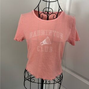 NWT American Eagle Outfitters Badminton Club Tee Size Medium